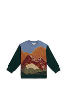 Felpa per bambino Stella McCartney Kids multicolore con stampa grafica TZ4Q10 Z3059 999 STELLA McCARTNEY KIDS 