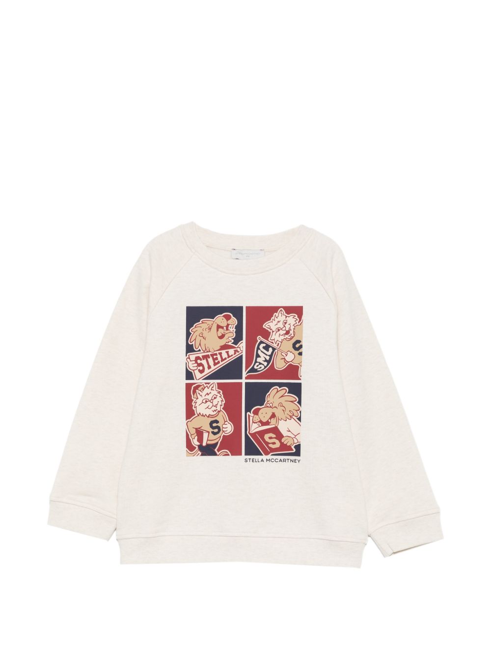 Felpa per bambino Stella McCartney Kids bianca con stampa grafica TZ4Q40 Z3059 870 STELLA McCARTNEY KIDS 