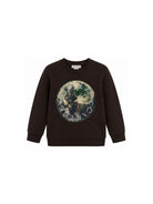 Felpa per bambino Stella McCartney Kids nera con stampa grafica TZ4R20 Z3059 921 STELLA McCARTNEY KIDS 