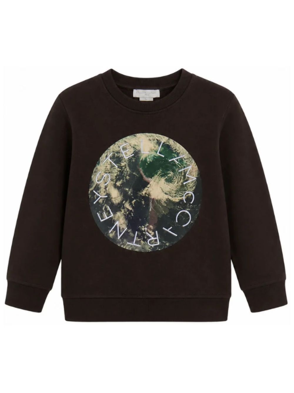 Felpa per bambino Stella McCartney Kids nera con stampa grafica TZ4R20 Z3059 921 STELLA McCARTNEY KIDS 