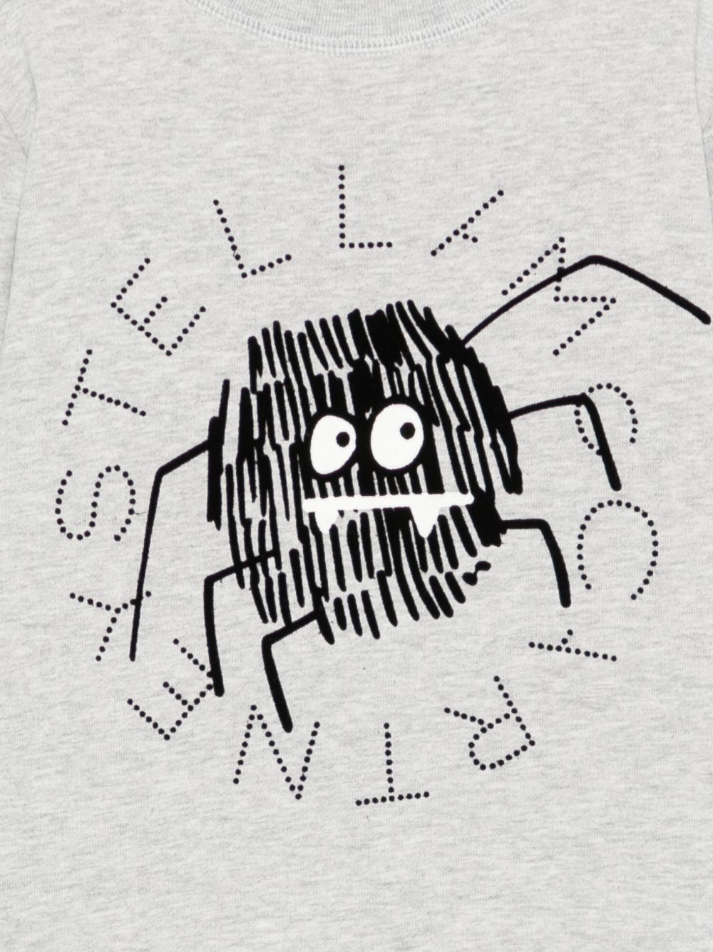 Felpa per bambino Stella McCartney Kids grigia con ragnetto sul davanti TZ4R50 Z3059 807 STELLA McCARTNEY KIDS 