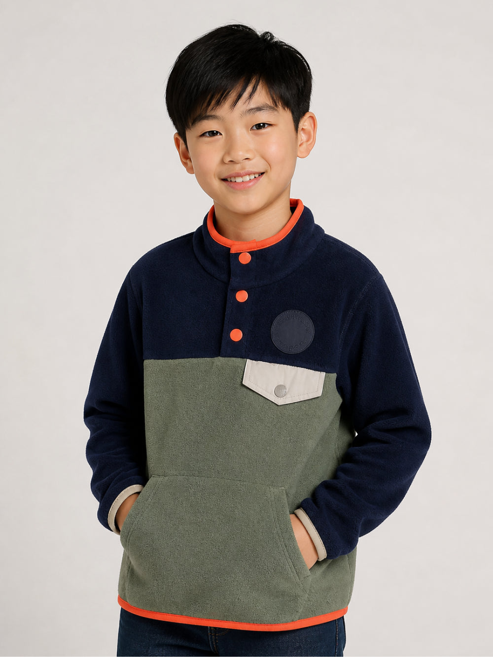 Maglione per bambino Stella McCartney Kids multicolore con design color-block TZ4R80 Z3969 61L STELLA McCARTNEY KIDS 