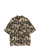 Camicia per bambina Stella McCartney Kids beige con stampa leopardata TZ5A23 Z3923 132NE STELLA McCARTNEY KIDS 