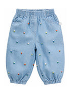Jeans per neonata Stella McCartney Kids denim con ricamo floreale all-over TZ6020 Z3892 606EM STELLA McCARTNEY KIDS 