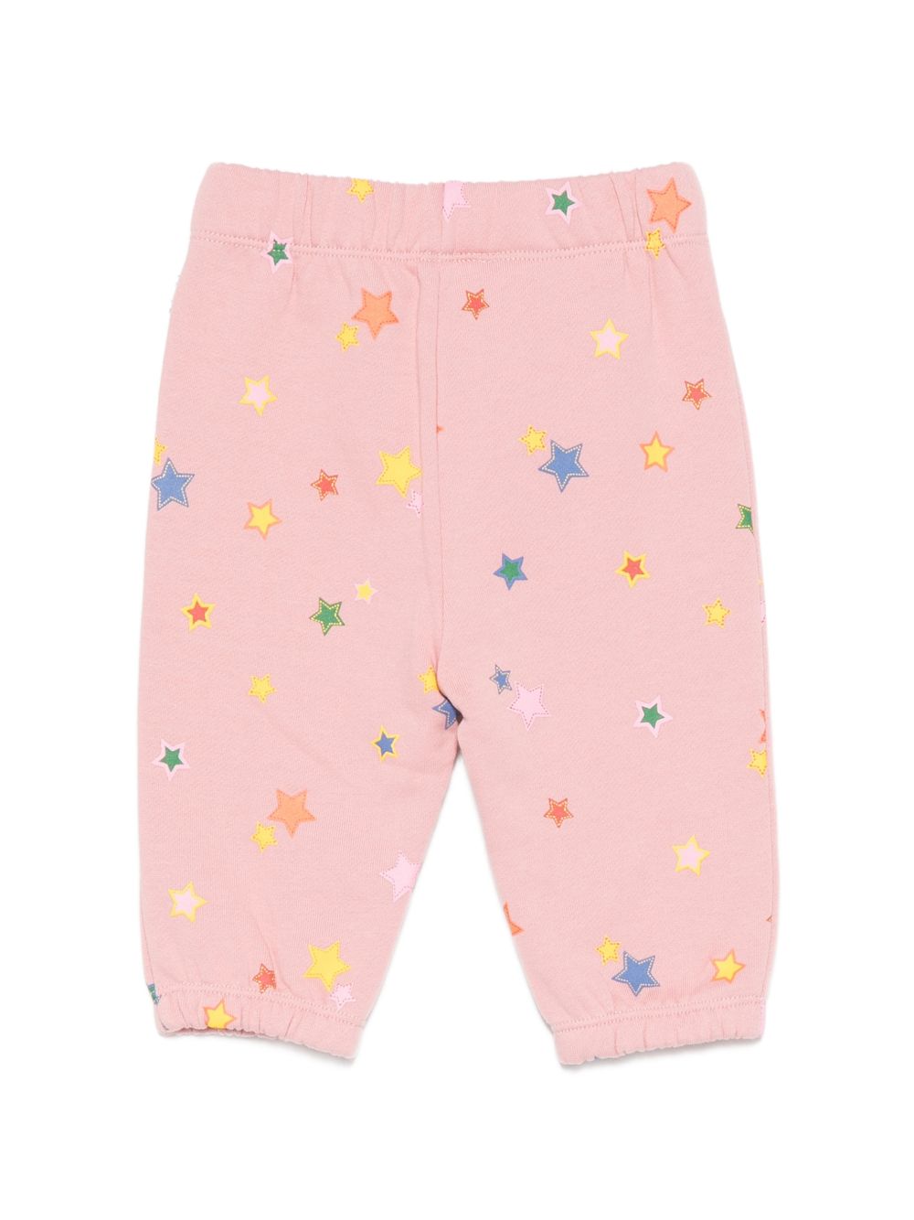 Pantaloni per neonato Stella McCartney Kids rosa con stampa grafica all-over TZ6030 Z4021 507MC STELLA McCARTNEY KIDS 