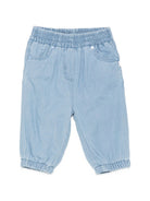 Jeans per neonato Stella McCartney Kids in denim con cavalli ricamati TZ6040 Z0161 600 STELLA McCARTNEY KIDS 