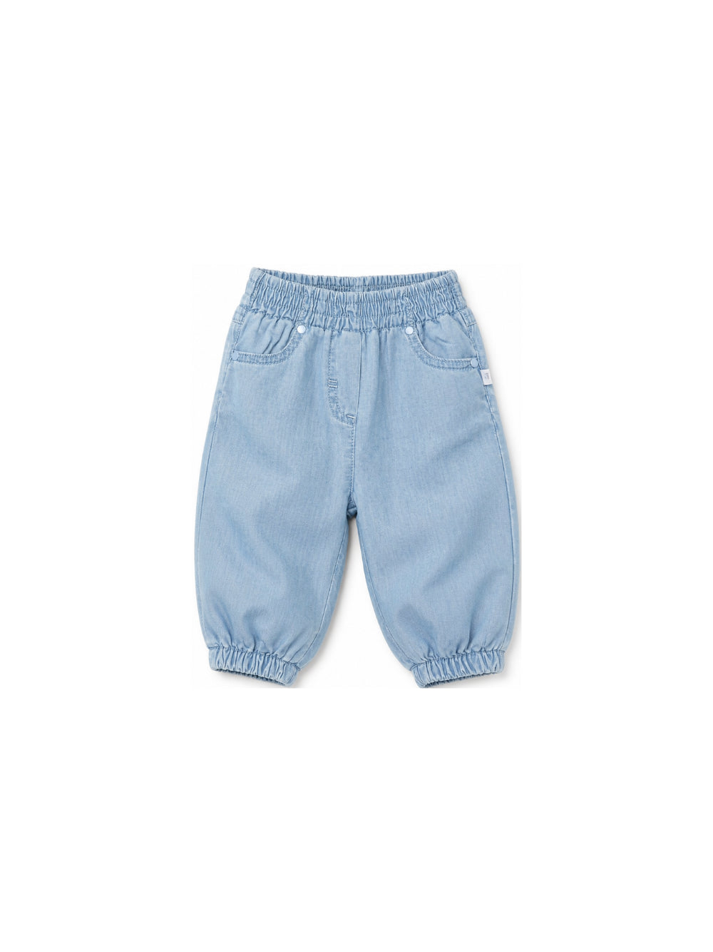 Jeans per neonato Stella McCartney Kids in denim con cavalli ricamati TZ6040 Z0161 600 STELLA McCARTNEY KIDS 