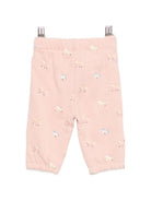 Pantaloni sportivi per neonata Stella McCartney Kids rosa con stampa cavalli TZ6110 Z4024 50MEM STELLA McCARTNEY KIDS 