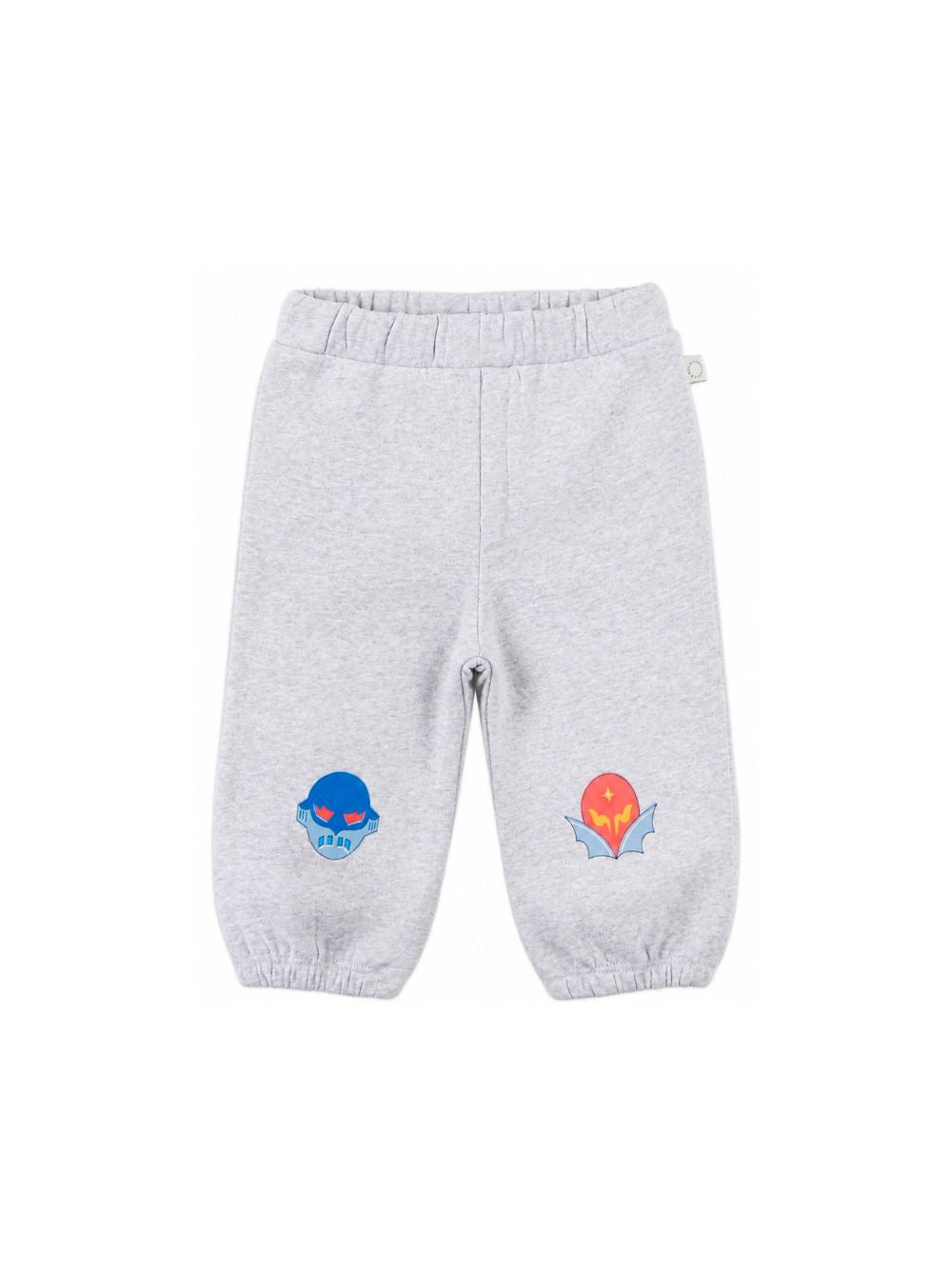 Pantaloni sportivi per neonato Stella McCartney Kids grigi con stampa grafica sul davanti TZ6300 Z4016 807 STELLA McCARTNEY KIDS 