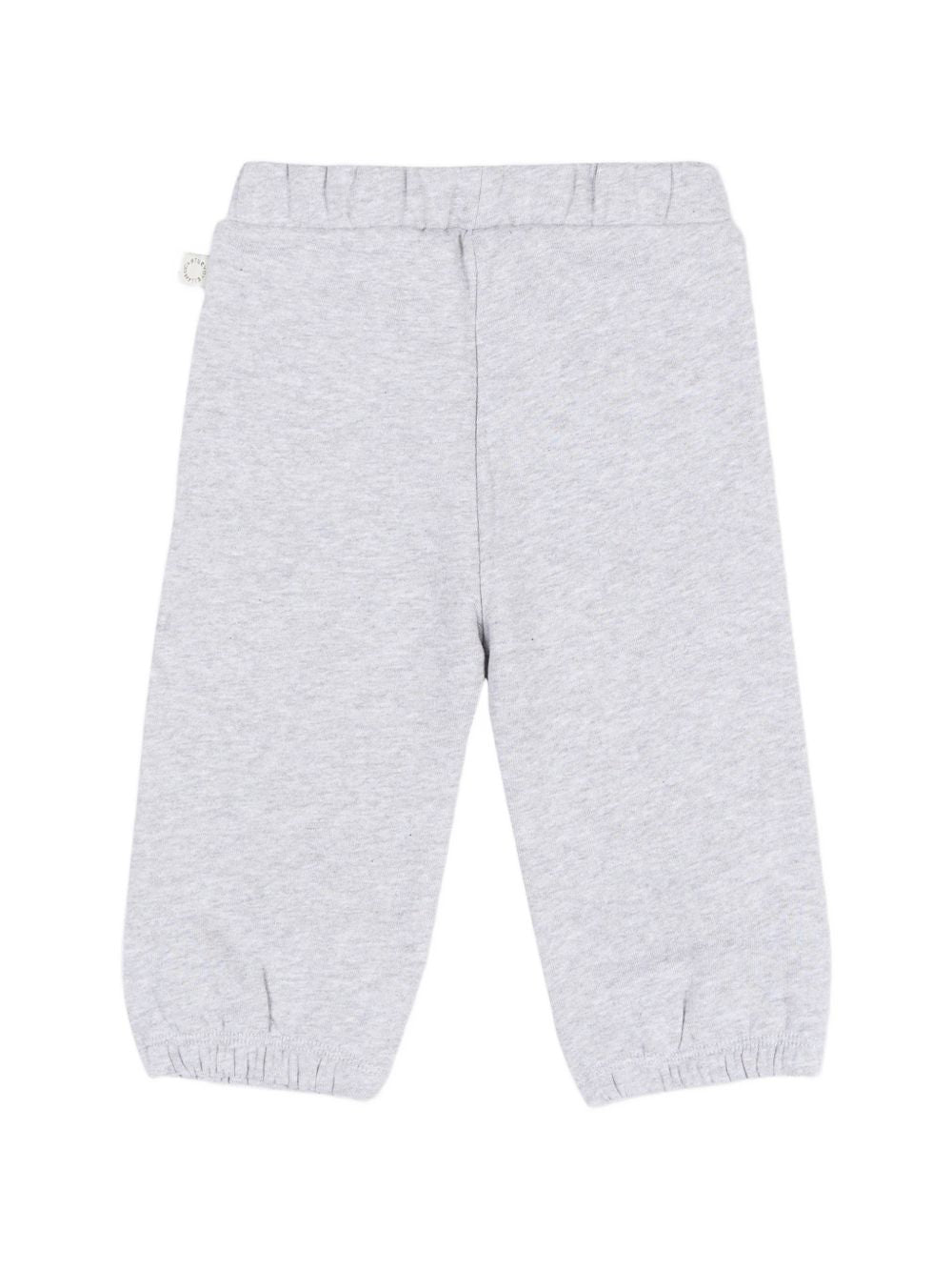Pantaloni sportivi per neonato Stella McCartney Kids grigi con stampa grafica sul davanti TZ6300 Z4016 807 STELLA McCARTNEY KIDS 