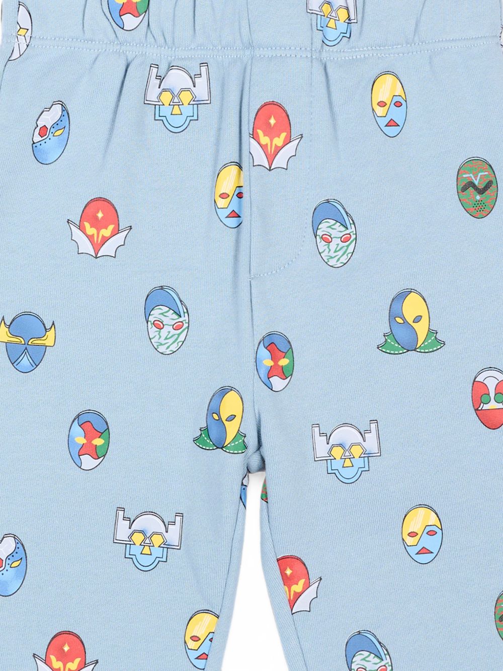 Pantaloni per neonato Stella McCartney Kids azzurri con stampa grafica all-over TZ6310 Z4012 61EMC STELLA McCARTNEY KIDS 