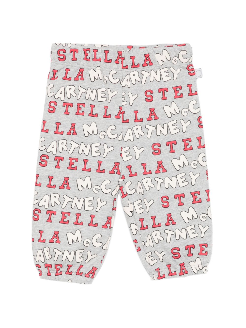 Pantaloni sportivi per neonato Stella McCartney Kids grigi con scritta logo TZ6360 Z4013 807MC STELLA McCARTNEY KIDS 