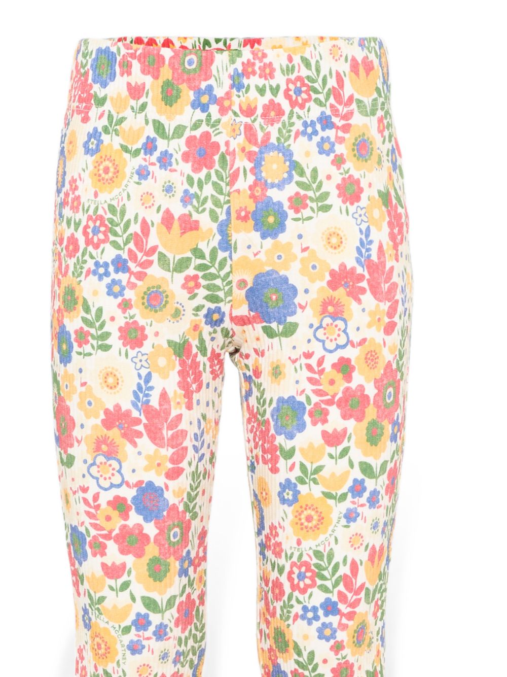 Pantaloni per bambina Stella McCartney Kids multicolore con stampa a fiori TZ6A30 Z3879 999MC STELLA McCARTNEY KIDS 