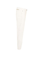 Pantaloni per bambina Stella McCartney Kids bianchi con dettaglio frange sui lati TZ6A50 Z0156 101 STELLA McCARTNEY KIDS 