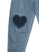 Jeans per bambina Stella McCartney Kids in denim con toppe a contrasto TZ6A70 Z0746 641 STELLA McCARTNEY KIDS 