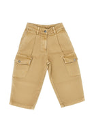 Cargo per bambino Stella McCartney Kids beige con pieghe TZ6C50 Z2661 187 STELLA McCARTNEY KIDS 
