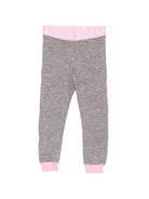 Leggings per bambina Stella McCartney Kids grigio con elastico in vita TZ6D90 Z3968 999 STELLA McCARTNEY KIDS 
