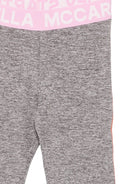 Leggings per bambina Stella McCartney Kids grigio con elastico in vita TZ6D90 Z3968 999 STELLA McCARTNEY KIDS 