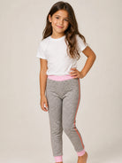 Leggings per bambina Stella McCartney Kids grigio con elastico in vita TZ6D90 Z3968 999 STELLA McCARTNEY KIDS 