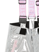 Pantaloni da sci per bambina Stella McCartney Kids argento con design patchwork TZ6E00 Z3967 925 STELLA McCARTNEY KIDS 