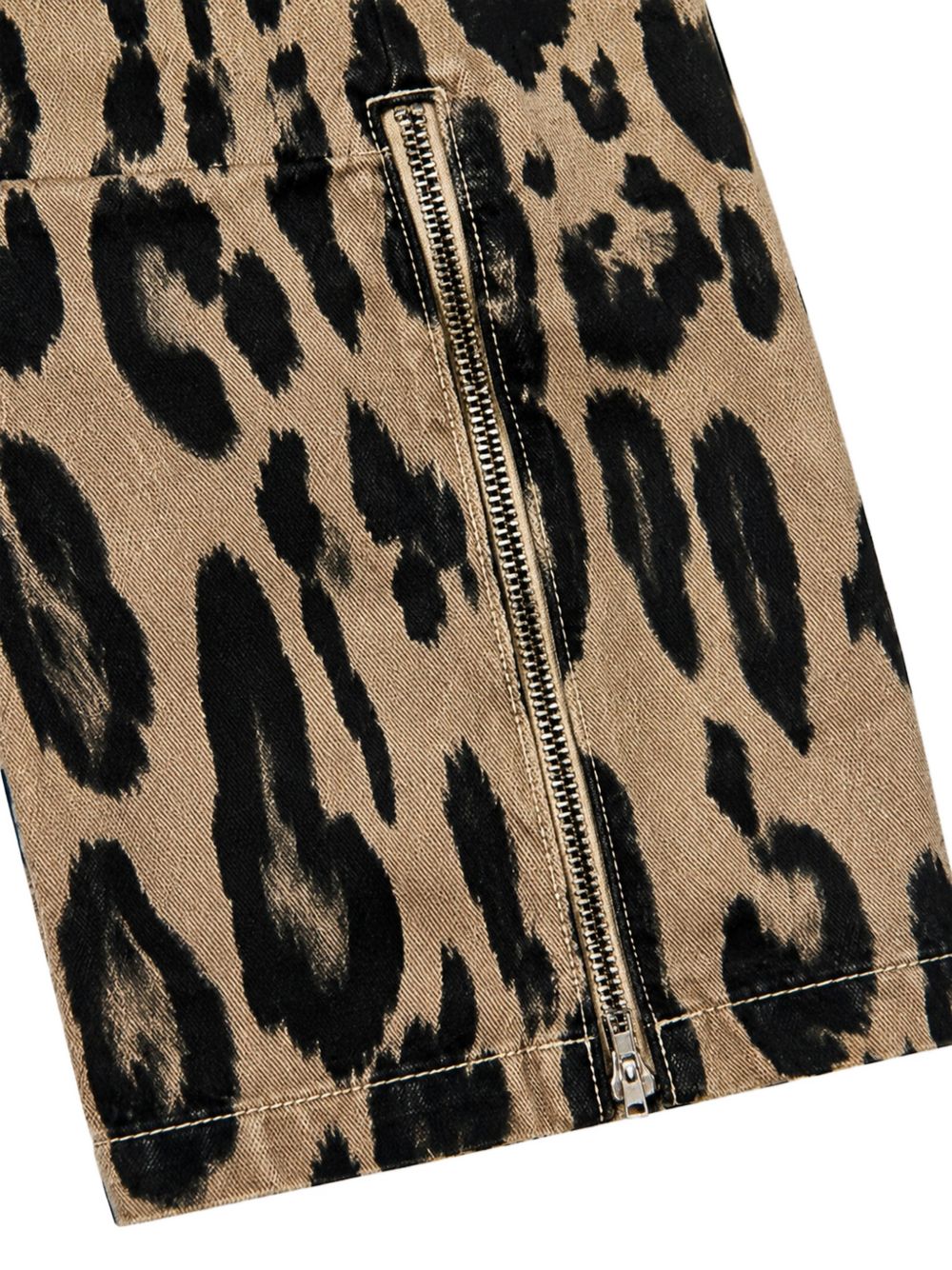 Pantaloni cargo per bambina Stella McCartney Kids beige con stampa animalier TZ6E20 Z4041 132NE STELLA McCARTNEY KIDS 