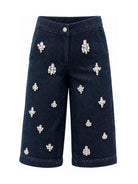 Jeans per bambina Stella McCartney Kids in denim con cristalli TZ6E40 Z0746 620 STELLA McCARTNEY KIDS 
