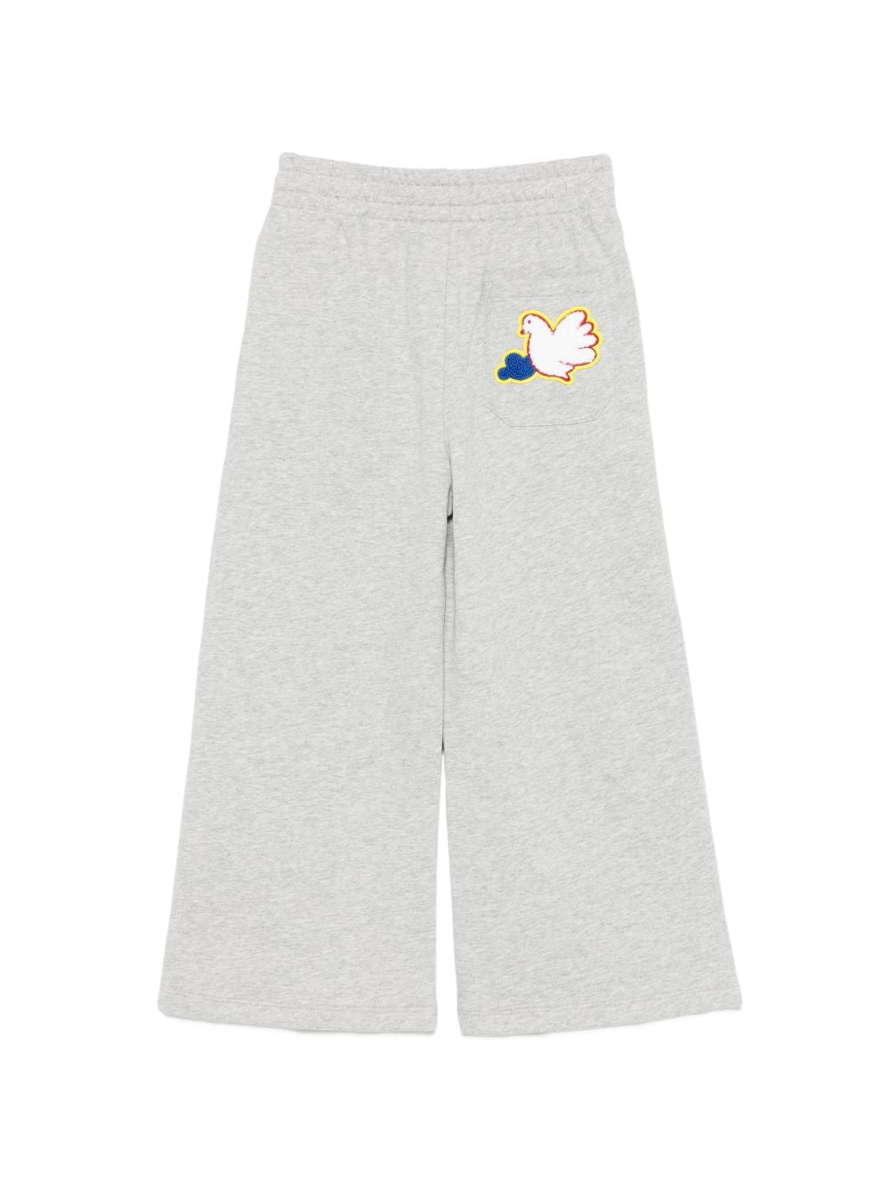 Pantaloni sportivi per bambini Stella McCartney Kids grigi con applicazioni TZ6E60 Z3059 807 STELLA McCARTNEY KIDS 