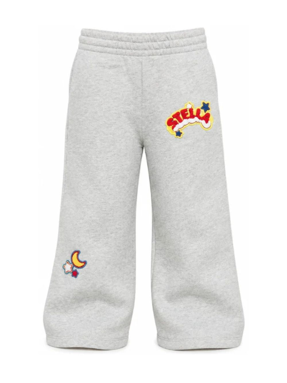 Pantaloni sportivi per bambini Stella McCartney Kids grigi con applicazioni TZ6E60 Z3059 807 STELLA McCARTNEY KIDS 