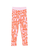 Leggings per bambina Stella McCartney Kids multicolore con logo all-over TZ6E70 Z4189 50GMC STELLA McCARTNEY KIDS 