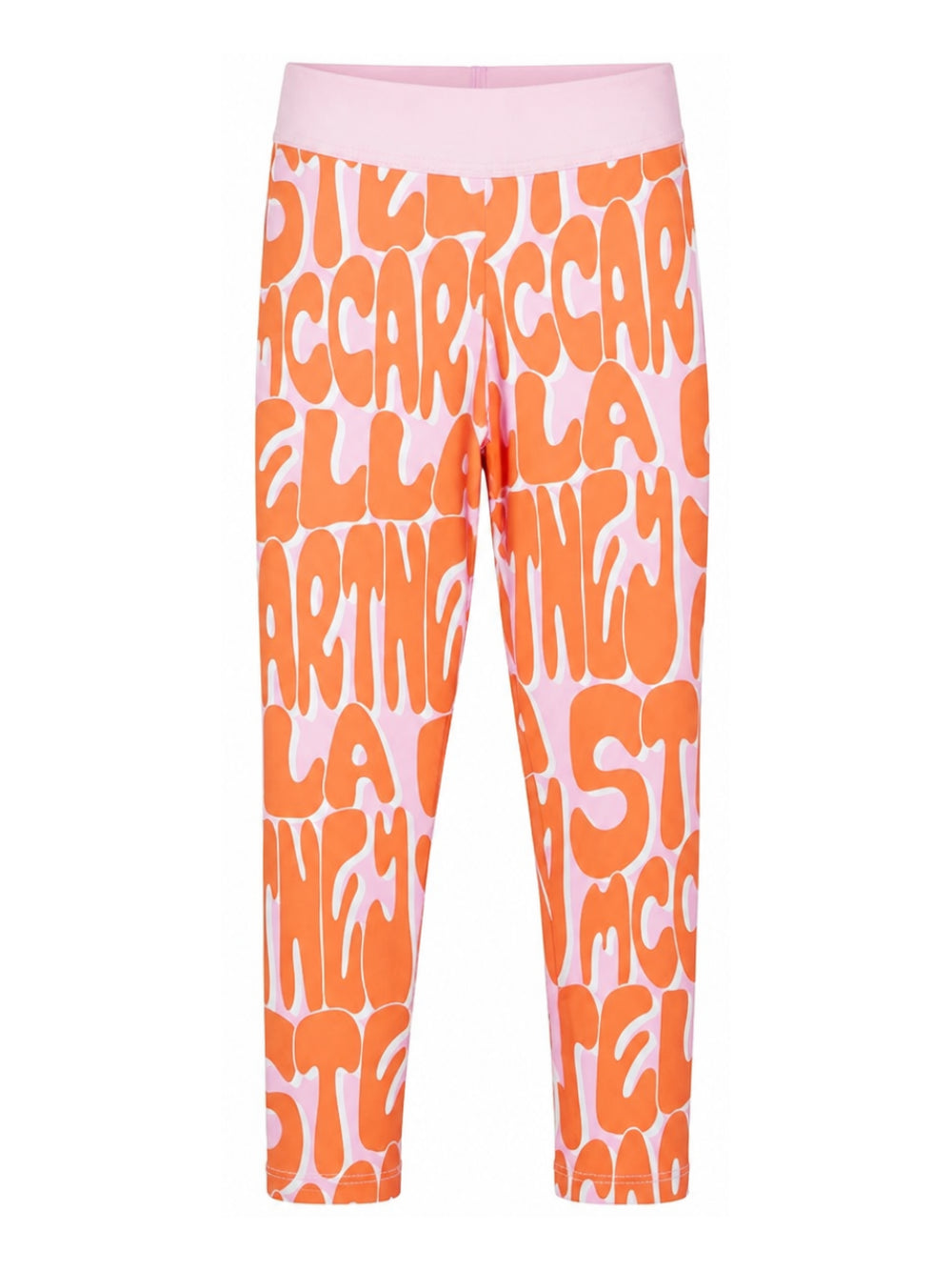 Leggings per bambina Stella McCartney Kids multicolore con logo all-over TZ6E70 Z4189 50GMC STELLA McCARTNEY KIDS 
