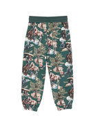 Pantaloni per bambino Stella McCartney Kids verde con stampa grafica TZ6H60 Z3951 737MC STELLA McCARTNEY KIDS 