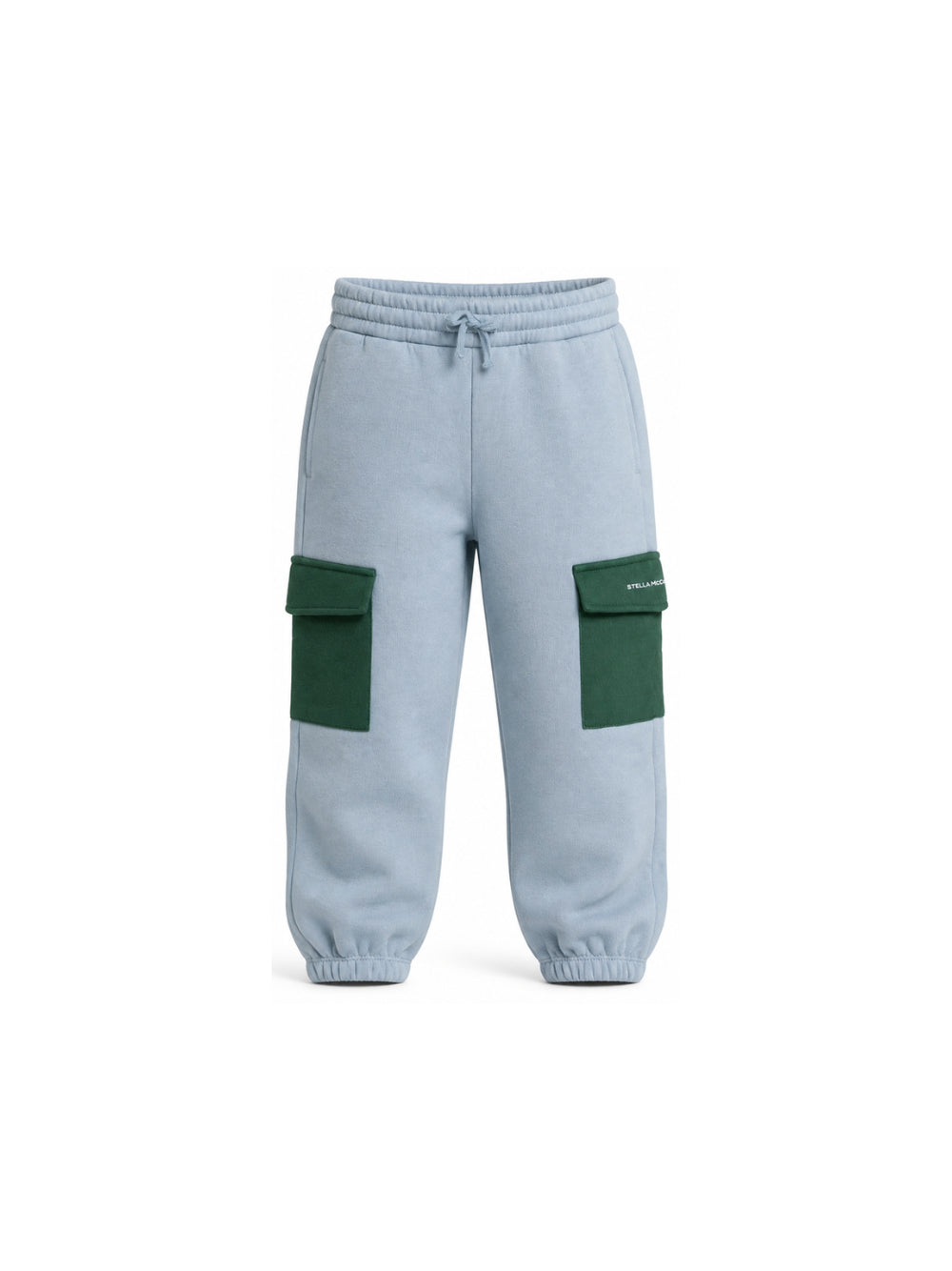 Pantaloni sportivi per bambino Stella McCartney Kids azzurri con due tasche laterali TZ6H90 Z3059 643 STELLA McCARTNEY KIDS 