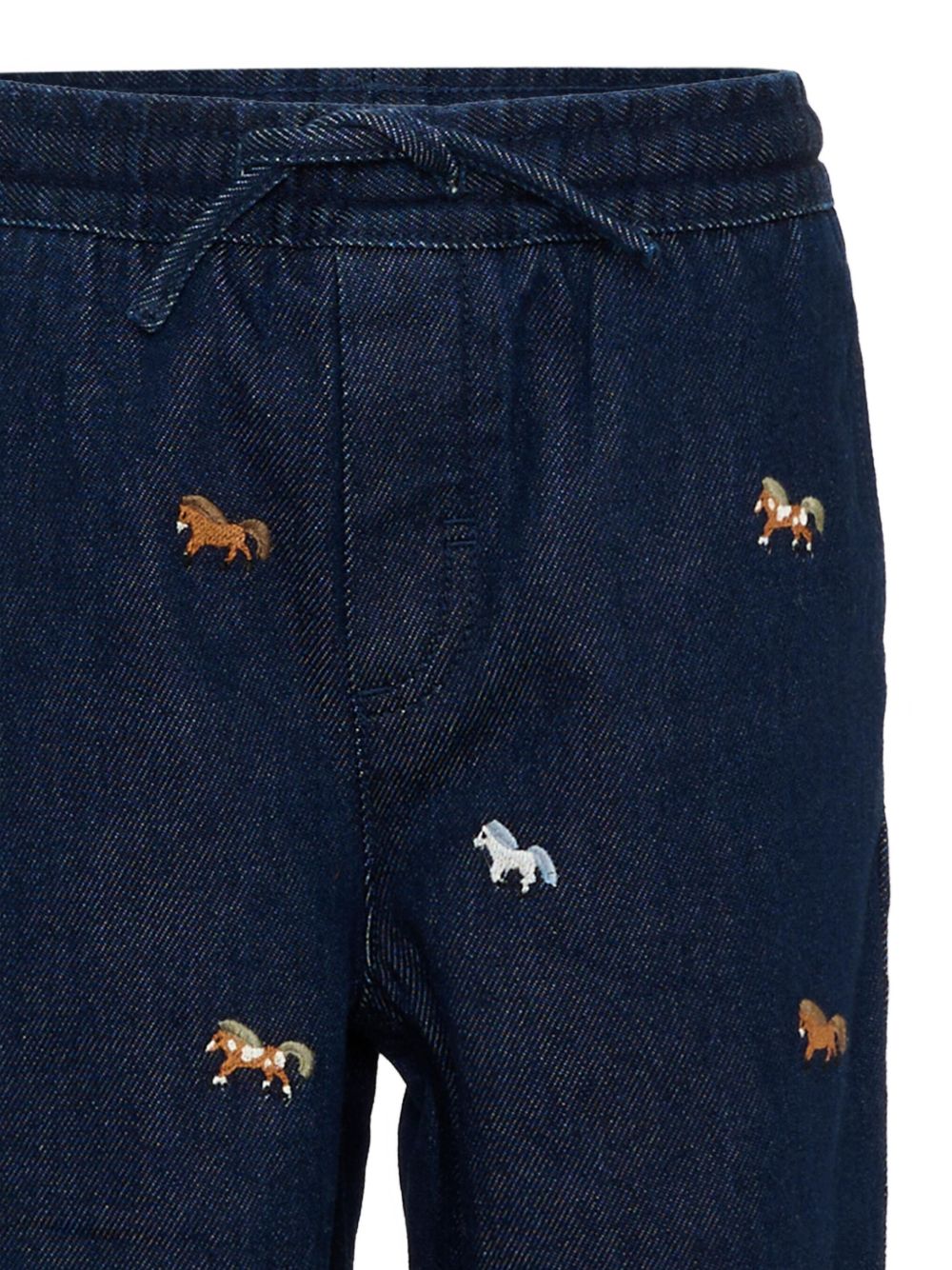 Jeans dritti per bambino Stella McCartney Kids in denim con coulisse TZ6I10 Z4062 620EM STELLA McCARTNEY KIDS 