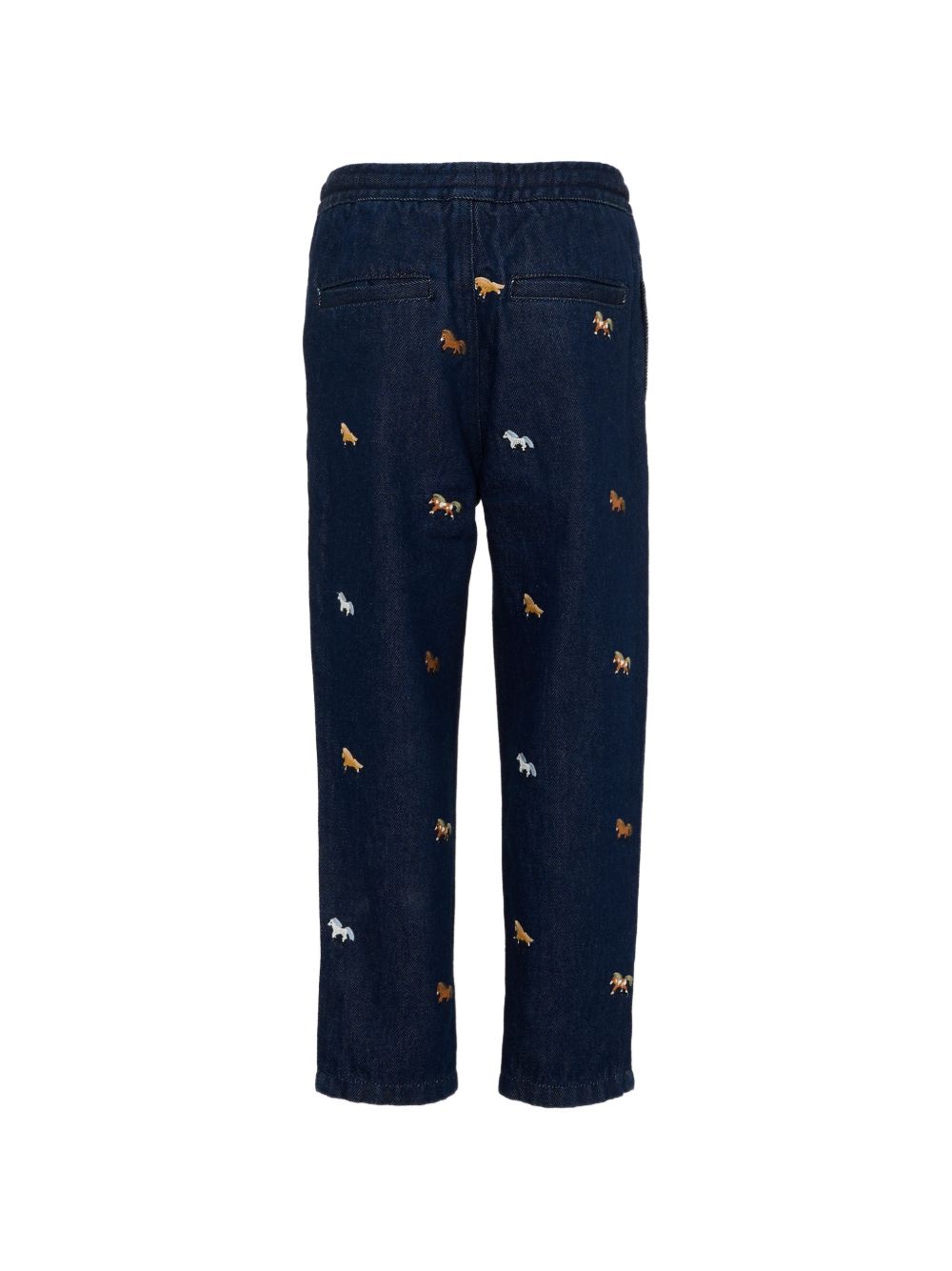 Jeans dritti per bambino Stella McCartney Kids in denim con coulisse TZ6I10 Z4062 620EM STELLA McCARTNEY KIDS 