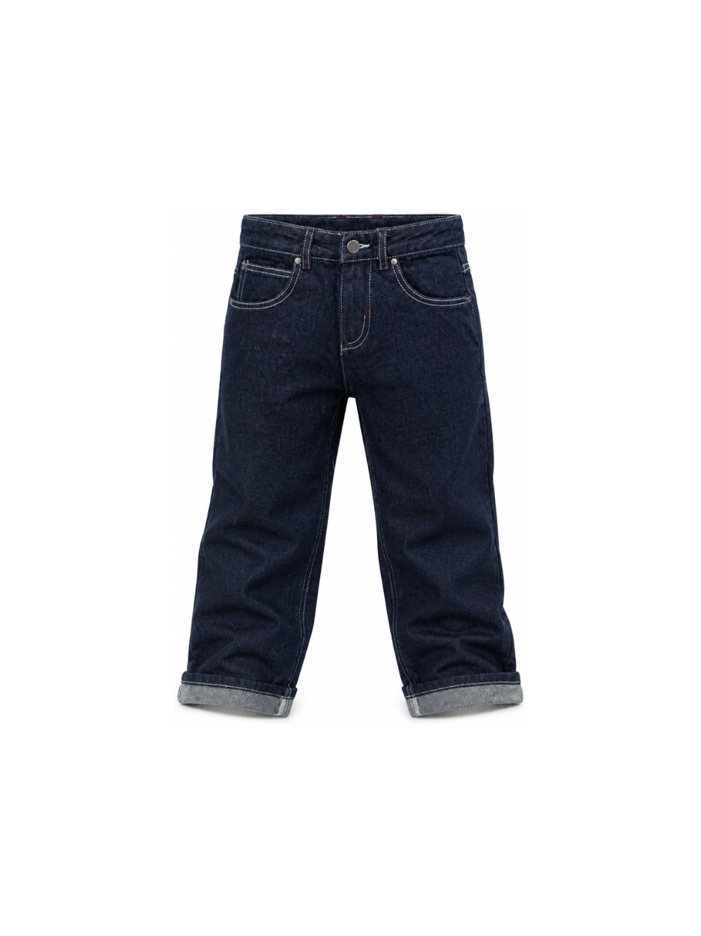 Pantaloni per bambino Stella McCartney Kids in denim con cuciture a contrasto TZ6I30 Z0746 630 STELLA McCARTNEY KIDS 