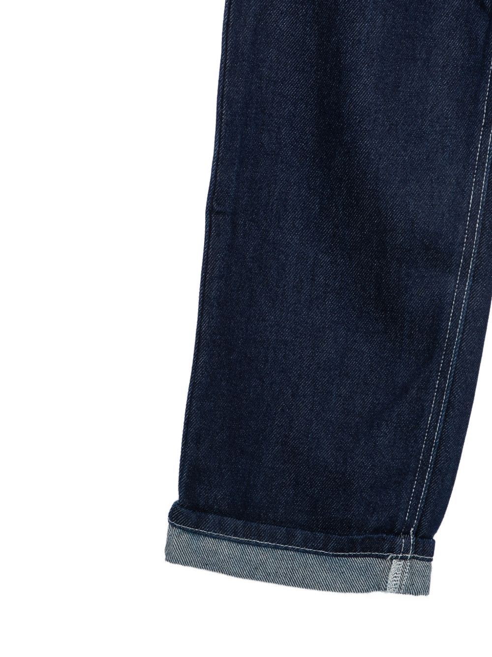 Pantaloni per bambino Stella McCartney Kids in denim con cuciture a contrasto TZ6I30 Z0746 630 STELLA McCARTNEY KIDS 