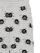 Pantaloni sportivi per bambino Stella McCartney Kids grigi con stampa ragni TZ6L40 Z3962 807MC STELLA McCARTNEY KIDS 