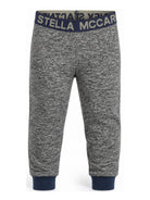 Leggings per bambina Stella McCartney Kids grigio con elastico in vita TZ6L70 Z3968 999 STELLA McCARTNEY KIDS 