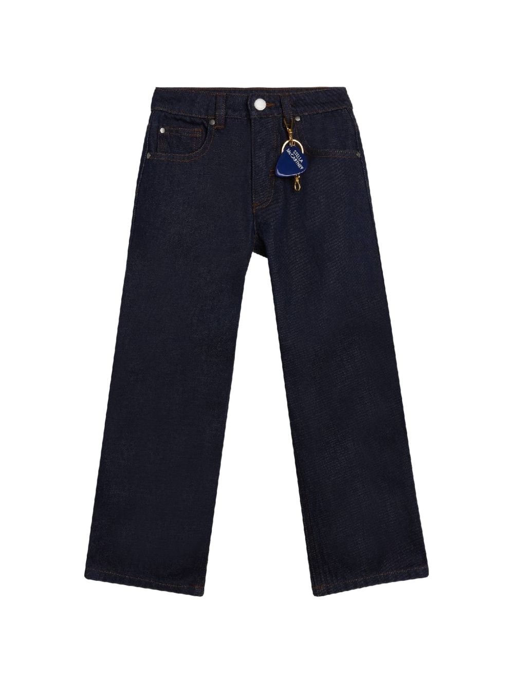 Jeans per bambino Stella McCartney Kids in denim con portachiavi TZ6M10 Z0746 630 STELLA McCARTNEY KIDS 