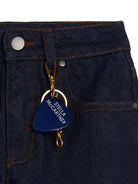 Jeans per bambino Stella McCartney Kids in denim con portachiavi TZ6M10 Z0746 630 STELLA McCARTNEY KIDS 