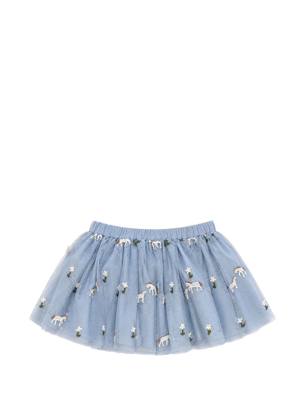 Gonna per neonata Stella McCartney Kids azzurra con ricamo TZ7011 Z3866 61EEM STELLA McCARTNEY KIDS 