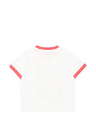T-shirt per neonata Stella McCartney Kids bianca con stampa grafica TZ8011 Z3772 101 STELLA McCARTNEY KIDS 