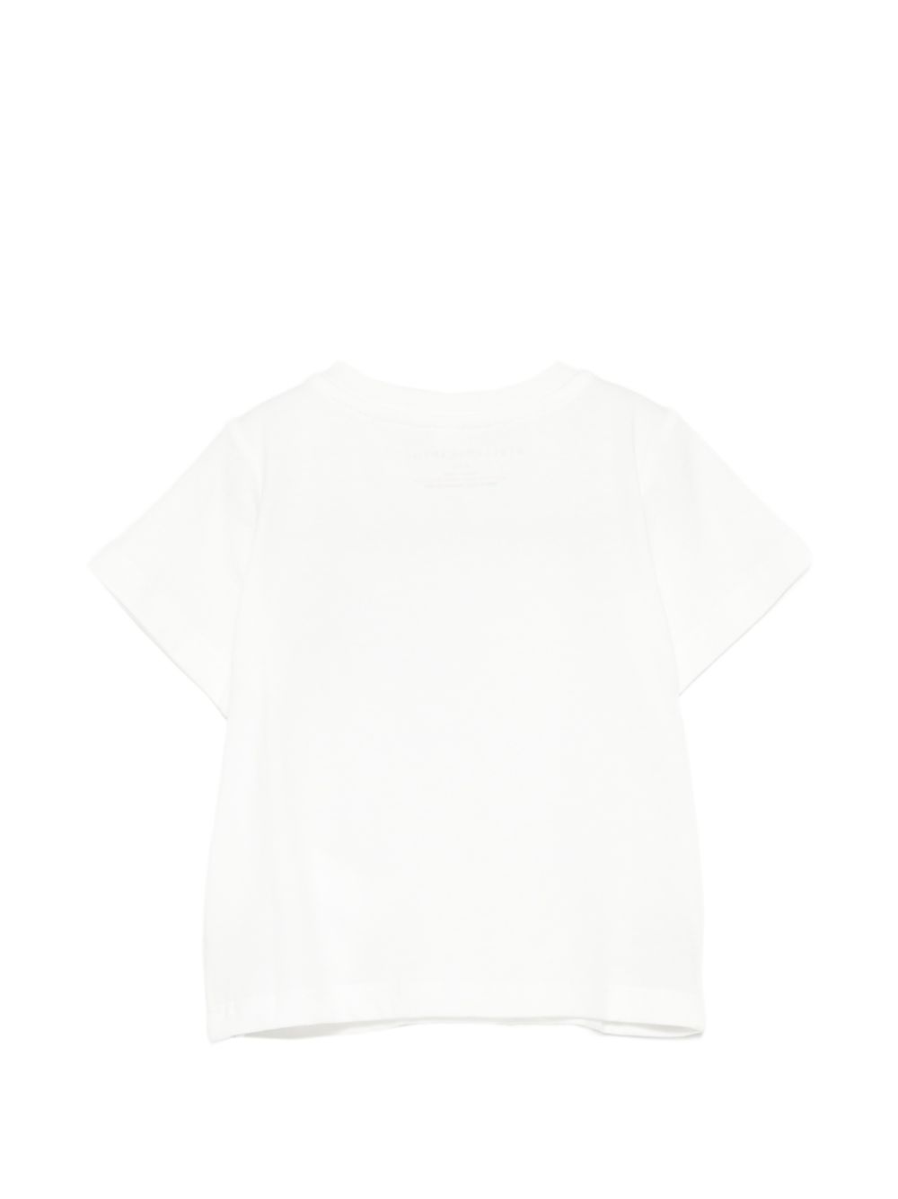 T-shirt per neonati Stella McCartney Kids bianca con dettaglio sul petto TZ8021 Z3772 101 STELLA McCARTNEY KIDS 
