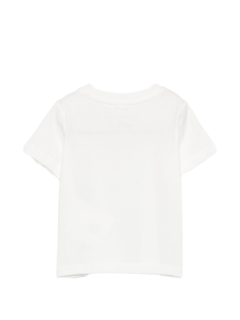 T-shirt per neonata Stella McCartney Kids bianca con motivo ricamato sul davanti TZ8031 Z3772 101 STELLA McCARTNEY KIDS 