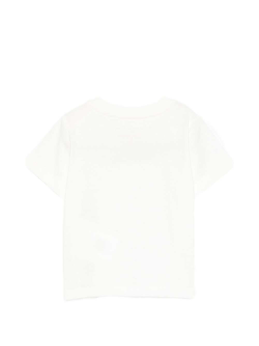 T-shirt per neonato Stella McCartney Kids bianca con decorazione ricamata sul davanti TZ8311 Z3772 101 STELLA McCARTNEY KIDS 