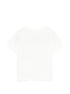 T-shirt per neonato Stella McCartney Kids bianca con decorazione ricamata sul davanti TZ8311 Z3772 101 STELLA McCARTNEY KIDS 