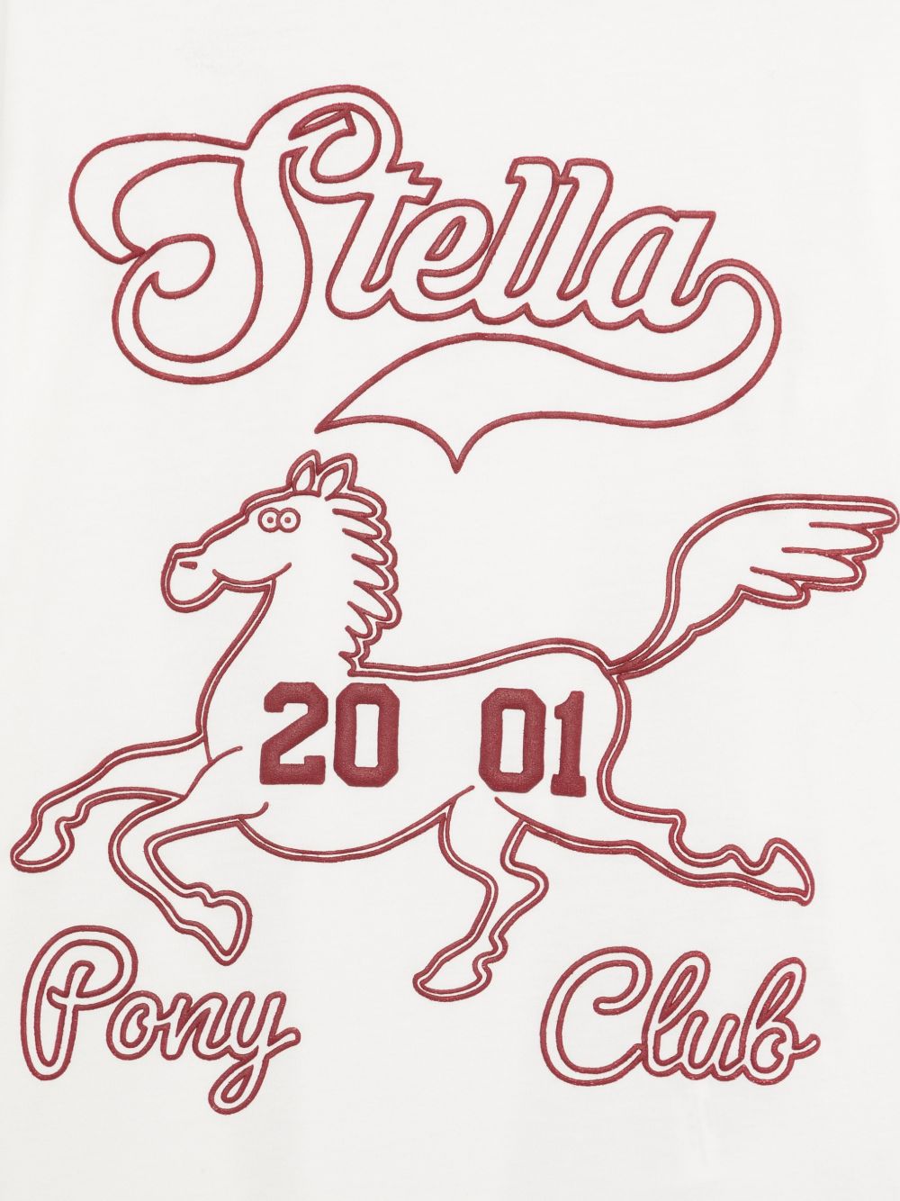 T-shirt per bambino Stella McCartney Kids bianca con logo sul davanti TZ8A91 Z3931 101 STELLA McCARTNEY KIDS 