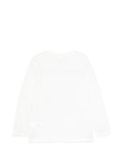 T-shirt per bambini Stella McCartney Kids bianca con applicazioni TZ8B50 Z3772 101 STELLA McCARTNEY KIDS 