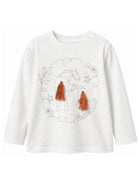 T-shirt per bambini Stella McCartney Kids bianca con applicazioni TZ8B50 Z3772 101 STELLA McCARTNEY KIDS 