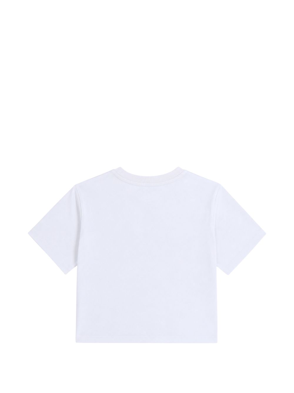 T-shirt per bambina Stella McCartney Kids bianca con applicazione brillantini TZ8B71 Z3772 100 STELLA McCARTNEY KIDS 